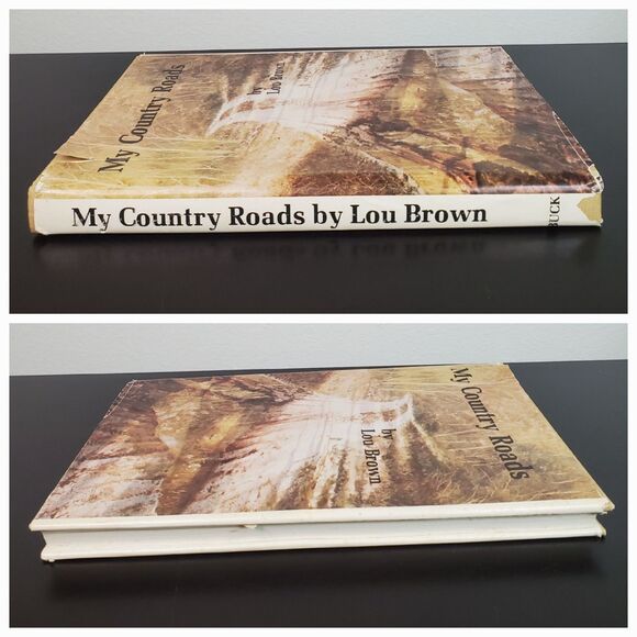 My Country Roads by Lou Brown 1979 Hardcover SIGNED 1st Edition, Newspaper Clips - Picture 6 of 16